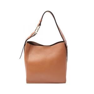 Furla Nuvola Tote Bag Brown Leather
